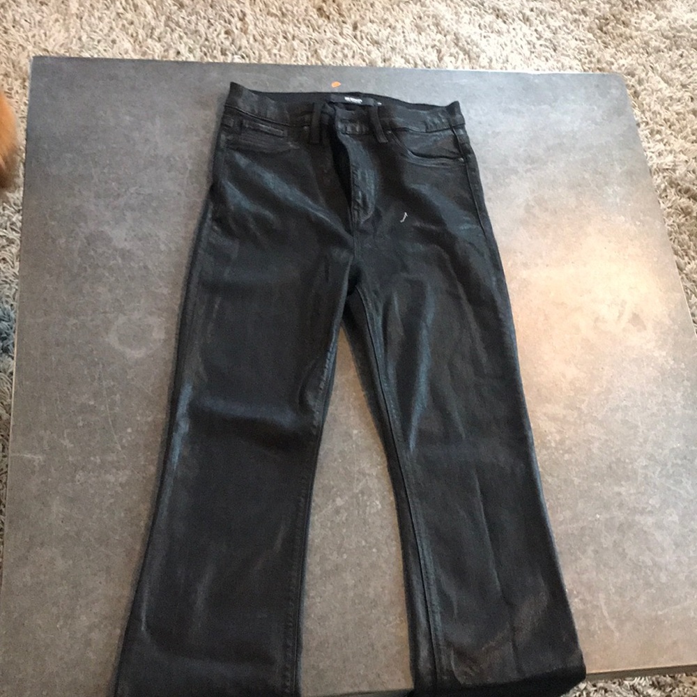 Coated Hudson Barbara jeans.
